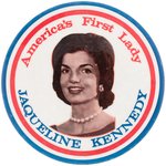 JAQUELINE KENNEDY "AMERICA'S FIRST LADY" BUTTON HAKE #23.