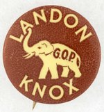 LANDON / KNOX ELEPHANT BUTTON IN LIGHT BROWN AND YELLOW.