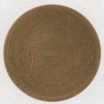 GRANT MEDAL MADE BY AND DISTRIBUTED IN PHILA PARADE BY U.S.MINT DEC. 16, 1879.