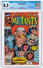 NEW MUTANTS #87 MARCH 1990 CGC 8.5 VF+ (FIRST CABLE & STRYFE).