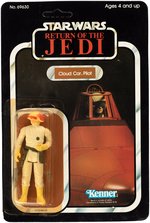 "STAR WARS: RETURN OF THE JEDI" CLOUD CAR PILOT 77 BACK-A CARD.