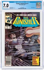 PUNISHER LIMITED SERIES #1 JANUARY 1986 CGC 7.0 FINE/VF.