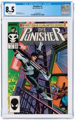 PUNISHER #1 JULY 1987 CGC 8.5 VF+.