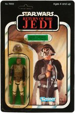 "STAR WARS: RETURN OF THE JEDI" LANDO CALRISSIAN (SKIFF GUARD DISGUISE) 65 BACK-B CARD.