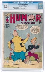 ALL HUMOR COMICS #1 SPRING 1946 CGC 3.5 VG-.