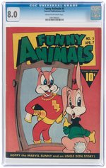 FUNNY ANIMALS #5 APRIL 1943 CGC 8.0 VF.