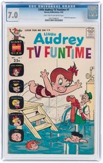 LITTLE AUDREY TV FUNTIME #1 SEPTEMBER 1962 CGC 7.0 FINE/VF.