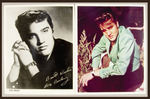 ELVIS FOUR FAN PHOTOS C. 1956 INCLUDING DIG MAGAZINE.