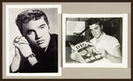 ELVIS FOUR FAN PHOTOS C. 1956 INCLUDING DIG MAGAZINE.