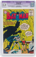 BATMAN #99 APRIL 1956 CGC RESTORED APPARENT 5.0 SLIGHT C-1 VG/FINE.