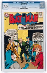 BATMAN #157 AUGUST 1963 CGC 7.5 VF-.