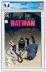 BATMAN #404 FEBRUARY 1987 CGC 9.4 NM.