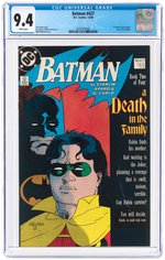 BATMAN #427 DECEMBER 1988 CGC 9.4 NM.