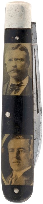 ROOSEVELT & WILSON REAL PHOTO POCKET KNIFE.