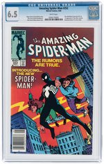 AMAZING SPIDER-MAN #252 MAY 1984 CGC 6.5 FINE+ (FIRST BLACK COSTUME).