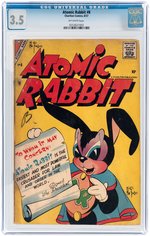 ATOMIC RABBIT #8 AUGUST 1957 CGC 3.5 VG-.