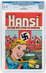 HANSI, THE GIRL WHO LOVED THE SWASTIKA #NN 1973 CGC 5.0 VG/FINE.