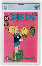 RICHIE RICH #35 JULY 1965 CBCS 8.5 VF+.