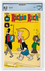 RICHIE RICH #47 JULY 1966 CBCS 8.0 VF.