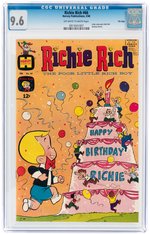 RICHIE RICH #66 FEBRUARY 1968 CGC 9.6 NM+.