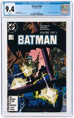 BATMAN #406 APRIL 1987 CGC 9.4 NM.