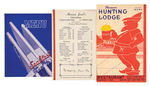 NYWF 1939 RESTAURANT MENUS.