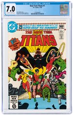 NEW TEEN TITANS #1 NOVEMBER 1980 CGC 7.0 FINE/VF.