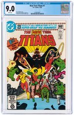 NEW TEEN TITANS #1 NOVEMBER 1980 CGC 9.0 VF/NM.