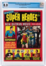 ON THE SCREEN PRESENTS SUPER HEROES #1 OCTOBER 1966 CGC 8.0 VF.