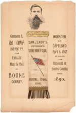 McKINLEY: "SAM ZENOR'S VETERAN'S SOUND MONEY CLUB" RIBBON ON ORIGINAL CARD.