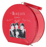 "THE BEATLES" OVERNIGHT CASE RED COLOR VARIETY.