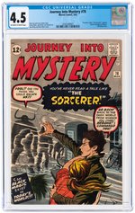 JOURNEY INTO MYSTERY #78 MARCH 1962 CGC 4.5 VG+.