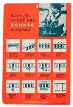 “THE BEATLES HARMONICA” BY HOHNER ON BLISTER CARD.