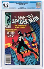 AMAZING SPIDER-MAN #252 MAY 1984 CGC 9.2 NM- (FIRST BLACK COSTUME).