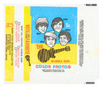 "THE MONKEES" DONRUSS SECOND SERIES GUM CARD SET W/DISPLAY BOX & WRAPPER.