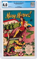 MARY MARVEL COMICS #26 JULY 1948 CGC 4.0 VG.