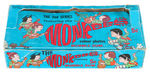 "THE MONKEES"  CANADIAN ISSUE SECOND SERIES GUM CARDS DISPLAY BOX WITH PACKS.