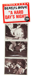 "BEATLES MOVIE A HARD DAY'S NIGHT" TOPPS GUM CARDS RACK PACK.