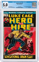 HERO FOR HIRE #1 JUNE 1972 CGC 5.0 VG/FINE (FIRST LUKE CAGE & DIAMONDBACK).