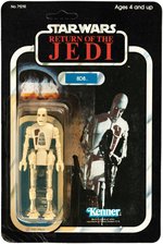 "STAR WARS: RETURN OF THE JEDI" 8D8 77 BACK-A CARD.