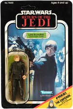 "STAR WARS: RETURN OF THE JEDI" LUKE SKYWALKER (JEDI KNIGHT OUTFIT) 65 BACK-C CARD.