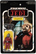 "STAR WARS: RETURN OF THE JEDI" PALITOY SNAGGLETOOTH TRI-LOGO "TRANSITION" 70 BACK-A CARD.