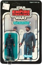 "STAR WARS: THE EMPIRE STRIKES BACK" BESPIN SECURITY GUARD (BLACK)" 48 BACK-A CARD.