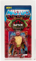 MASTERS OF THE UNIVERSE - RATTLOR SERIES 5/SNAKE MEN AFA 75 EX+/NM.