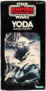 STAR WARS: EMPIRE STRIKES BACK YODA HAND PUPPET IN BOX.