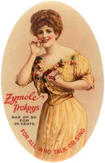 POCKET MIRROR RARITY FOR "ZYMOLE TROKEYS/FOR ALL WHO TALK OR SING."