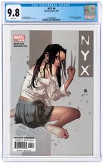 NYX #4 JULY 2004 CGC 9.8 NM/MINT.