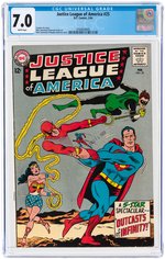 JUSTICE LEAGUE OF AMERICA #25 FEBRUARY 1964 CGC 7.0 FINE/VF.