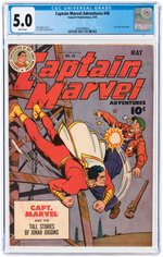 CAPTAIN MARVEL ADVENTURES #46 MAY 1945 CGC 5.0 VG/FINE.