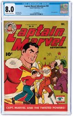 CAPTAIN MARVEL ADVENTURES #50 DECEMBER 1945 CGC 8.0 VF.